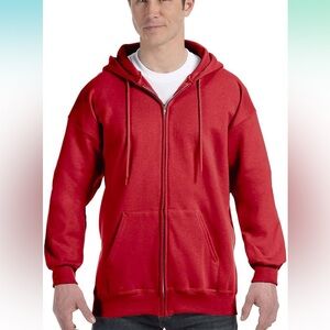 Fruit of the Loom Vibrant Red Hoodie